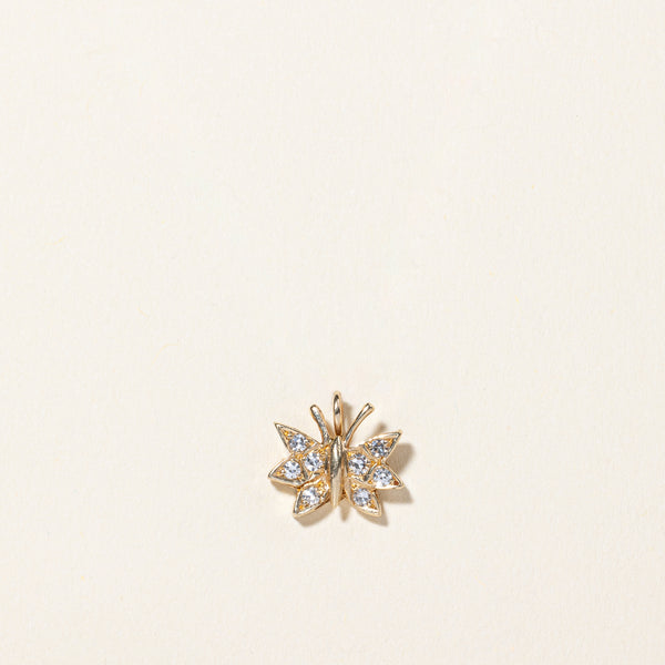 Diamond Butterfly Pendant | 0.16ctw |