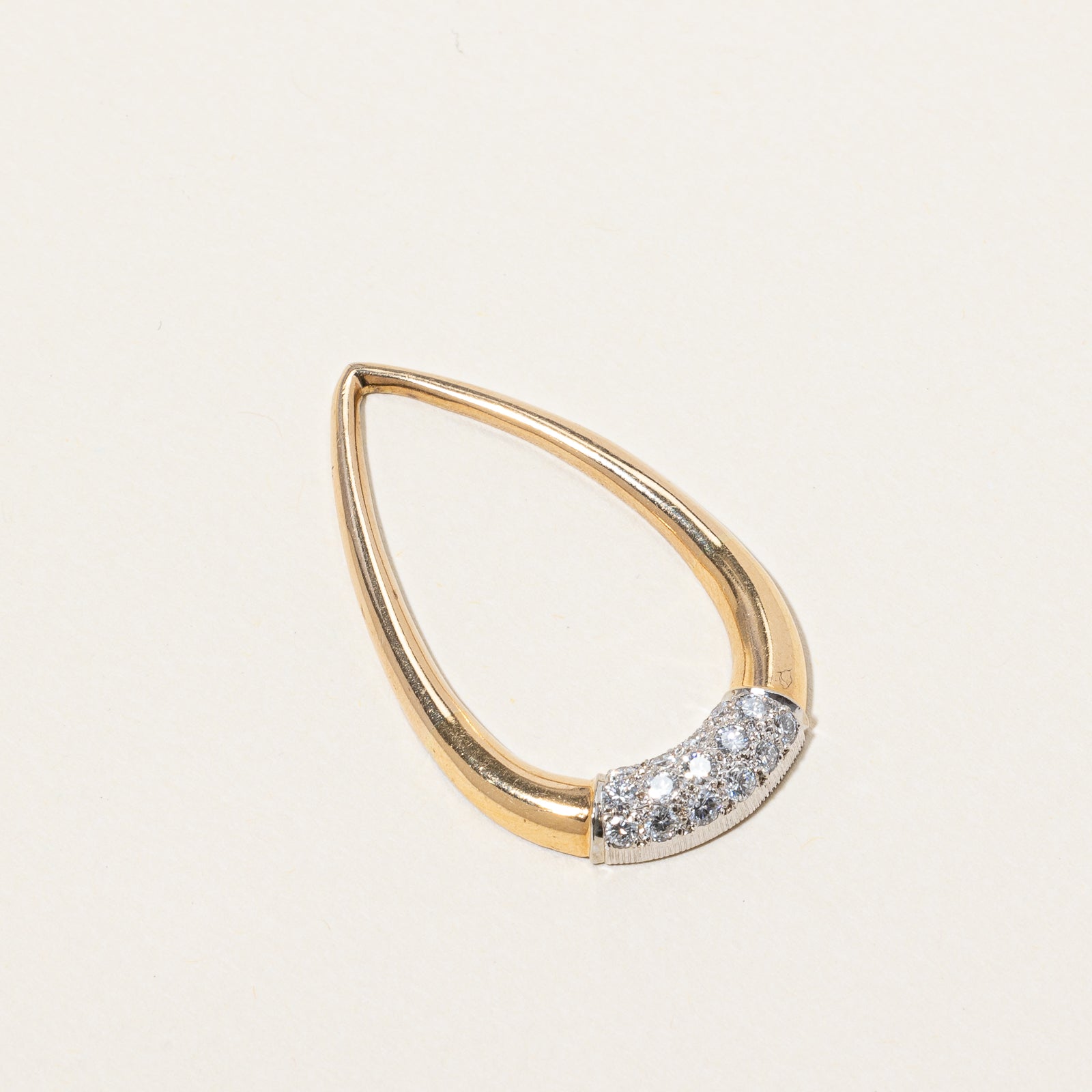 Diamond Teardrop Pendant | 0.60ctw |