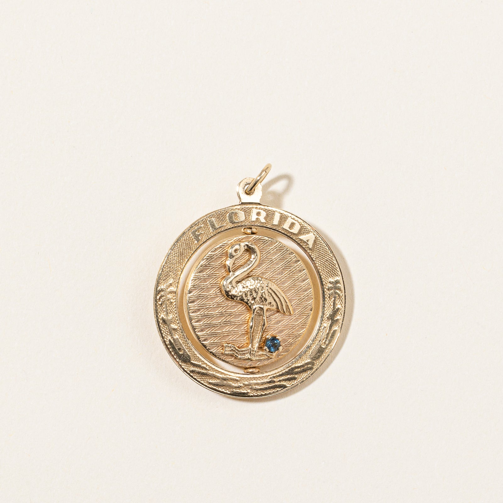 Pearl & Glass Florida Turning Charm | 0.08ctw |