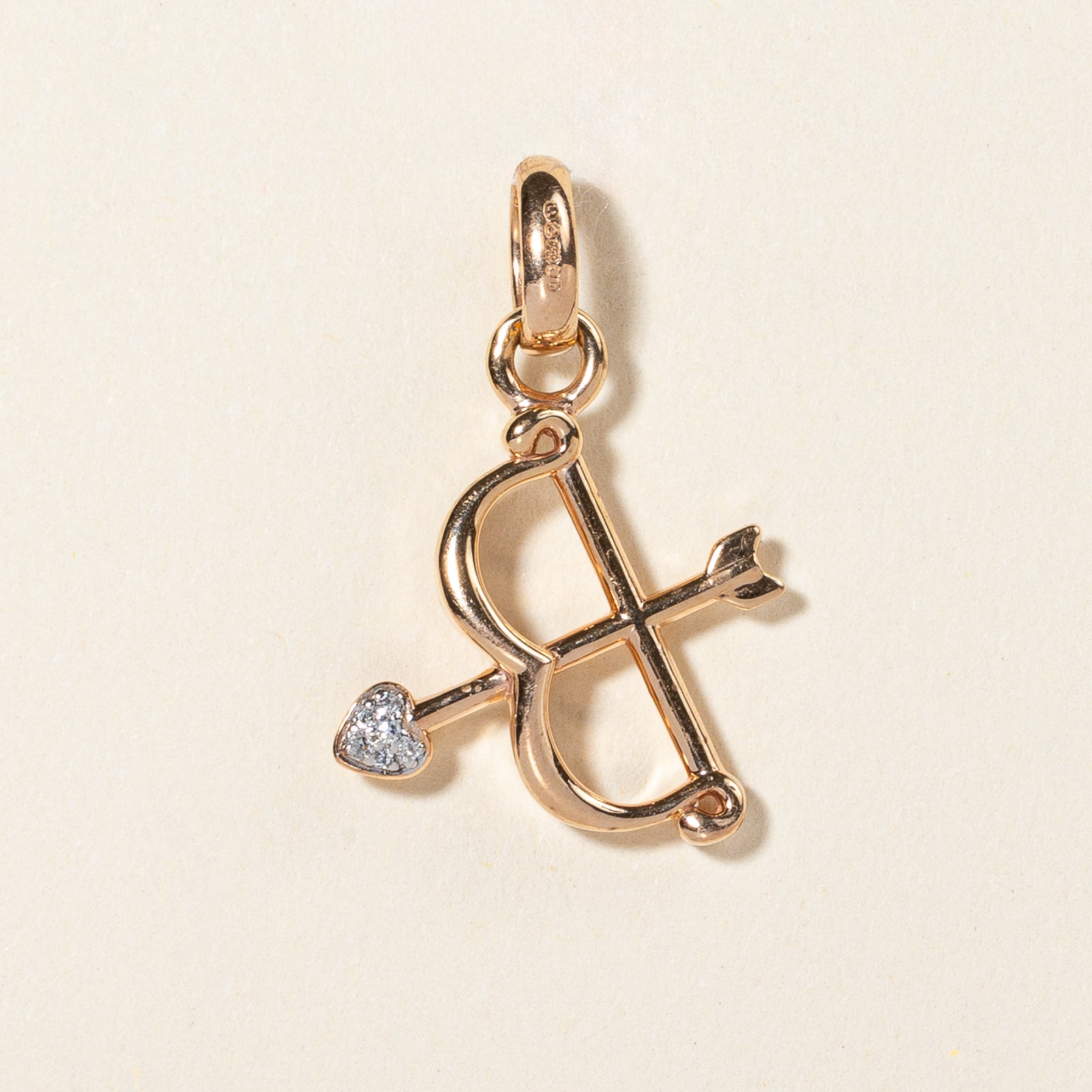 Diamond Cupids Bow Pendant | 0.02ctw |