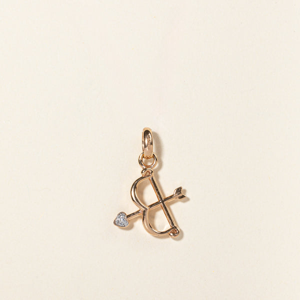 Diamond Cupids Bow Pendant | 0.02ctw |