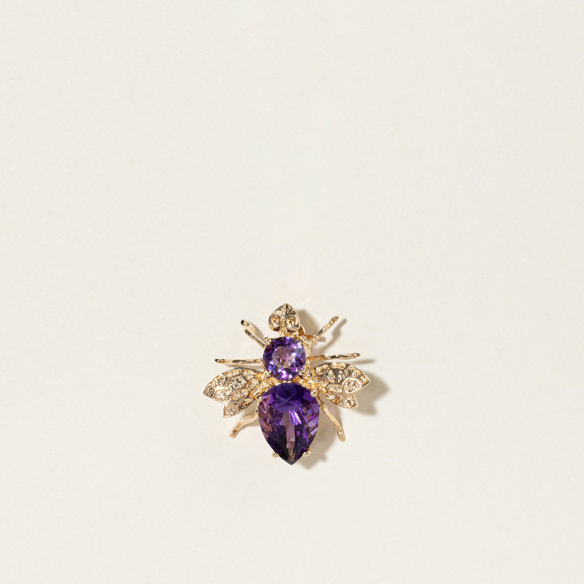 Amethyst Bee Brooch | 2.08ctw |