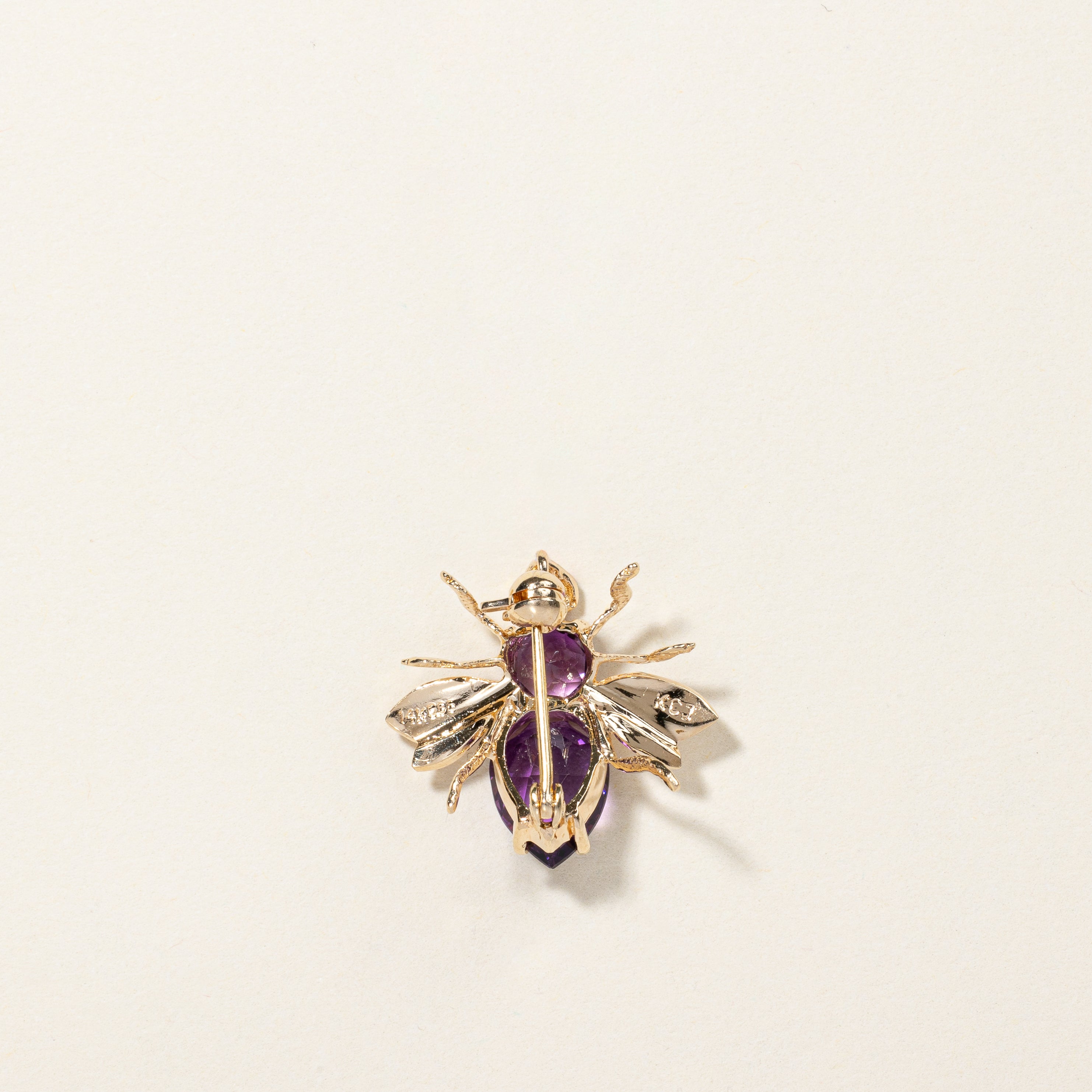 Amethyst Bee Brooch | 2.08ctw |