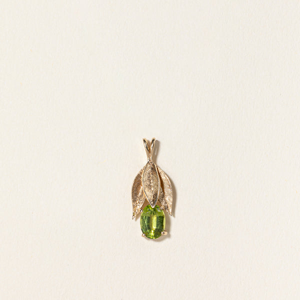 Peridot Leaf Pendant | 0.60ct |