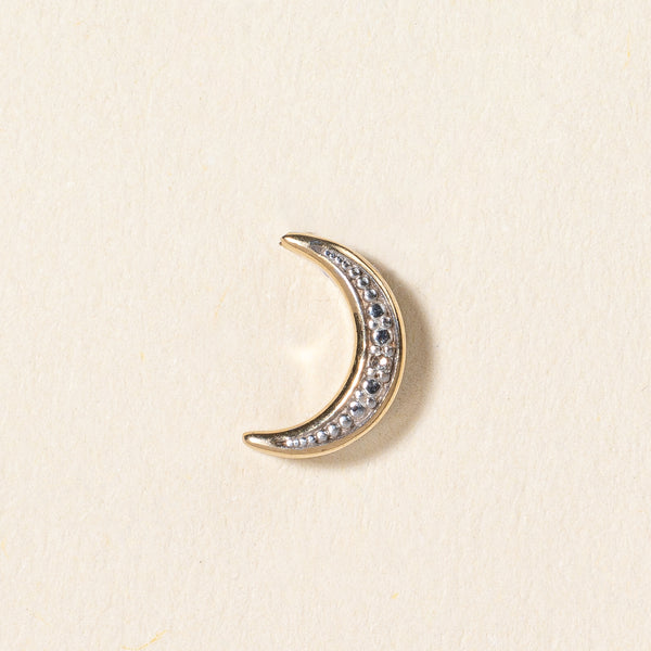 Crescent Moon Diamond Pendant | 0.005ct |