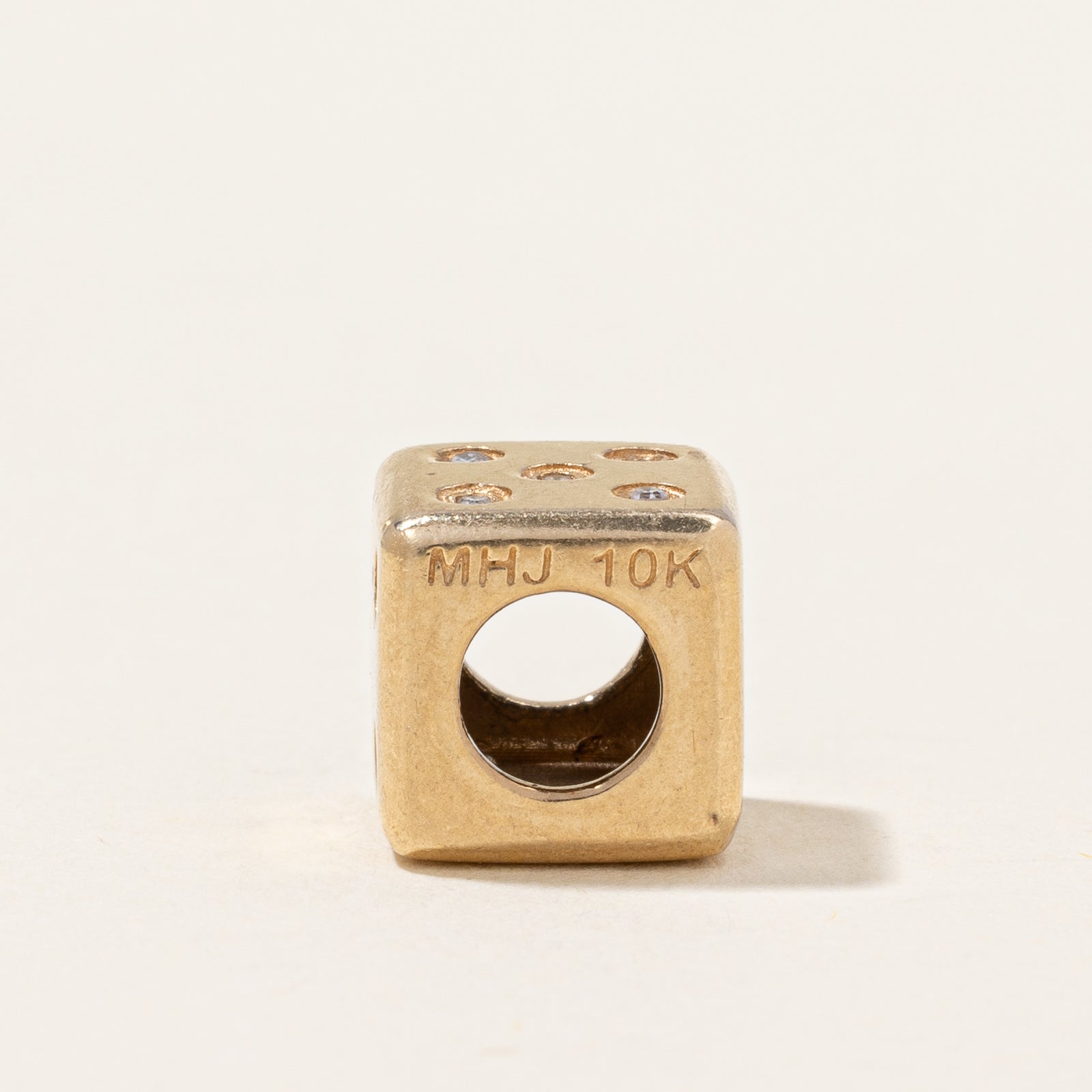 Diamond Dice Charm | 0.038ctw |