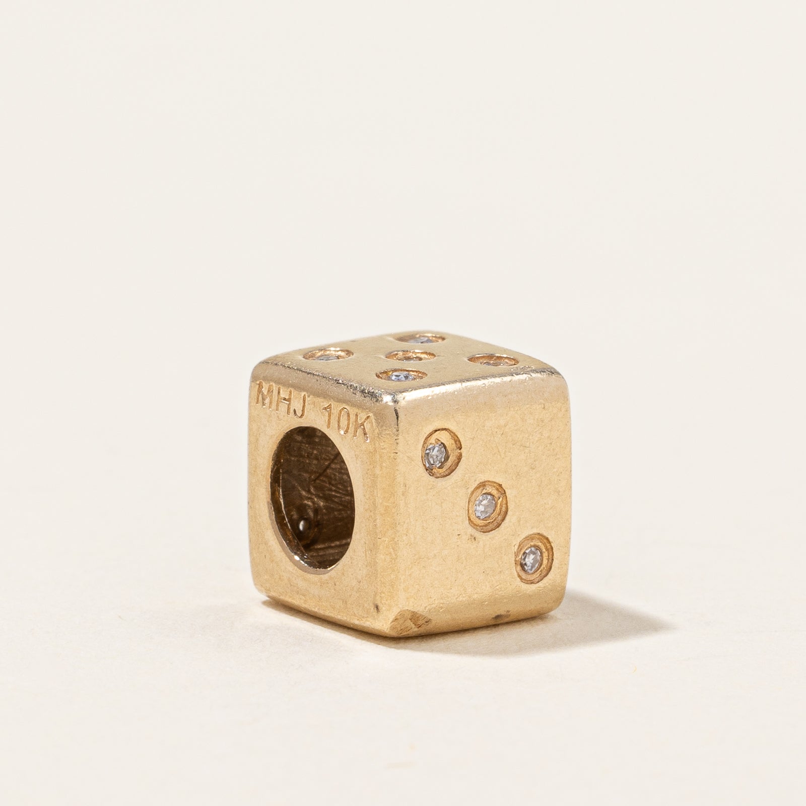 Diamond Dice Charm | 0.038ctw |