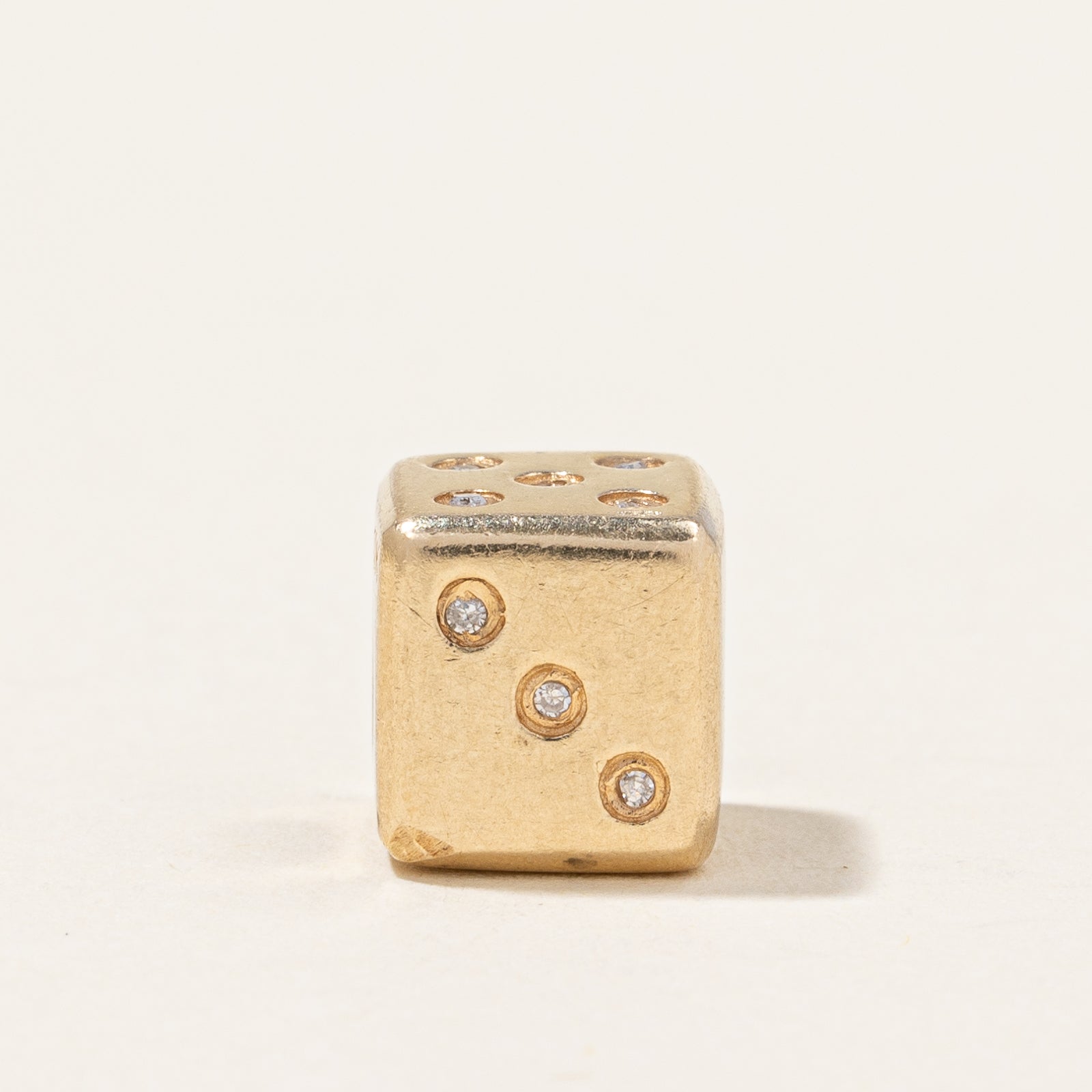 Diamond Dice Charm | 0.038ctw |