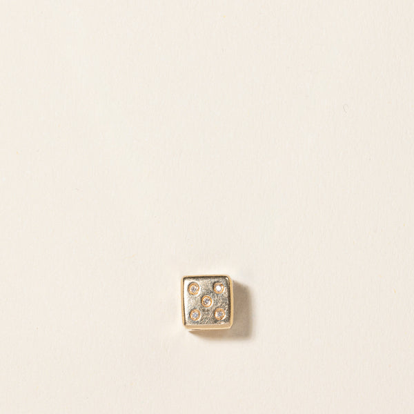 Diamond Dice Charm | 0.038ctw |