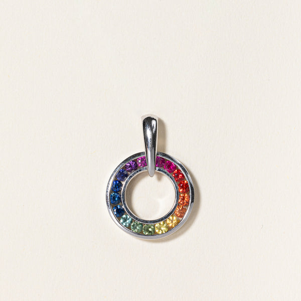 Rainbow Sapphire Pendant | 1.30ctw |