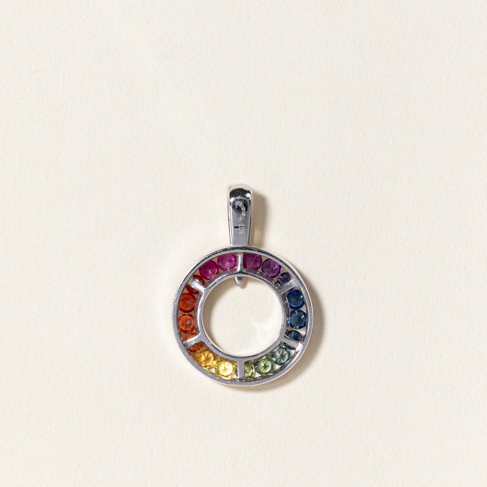 Rainbow Sapphire Pendant | 1.30ctw |