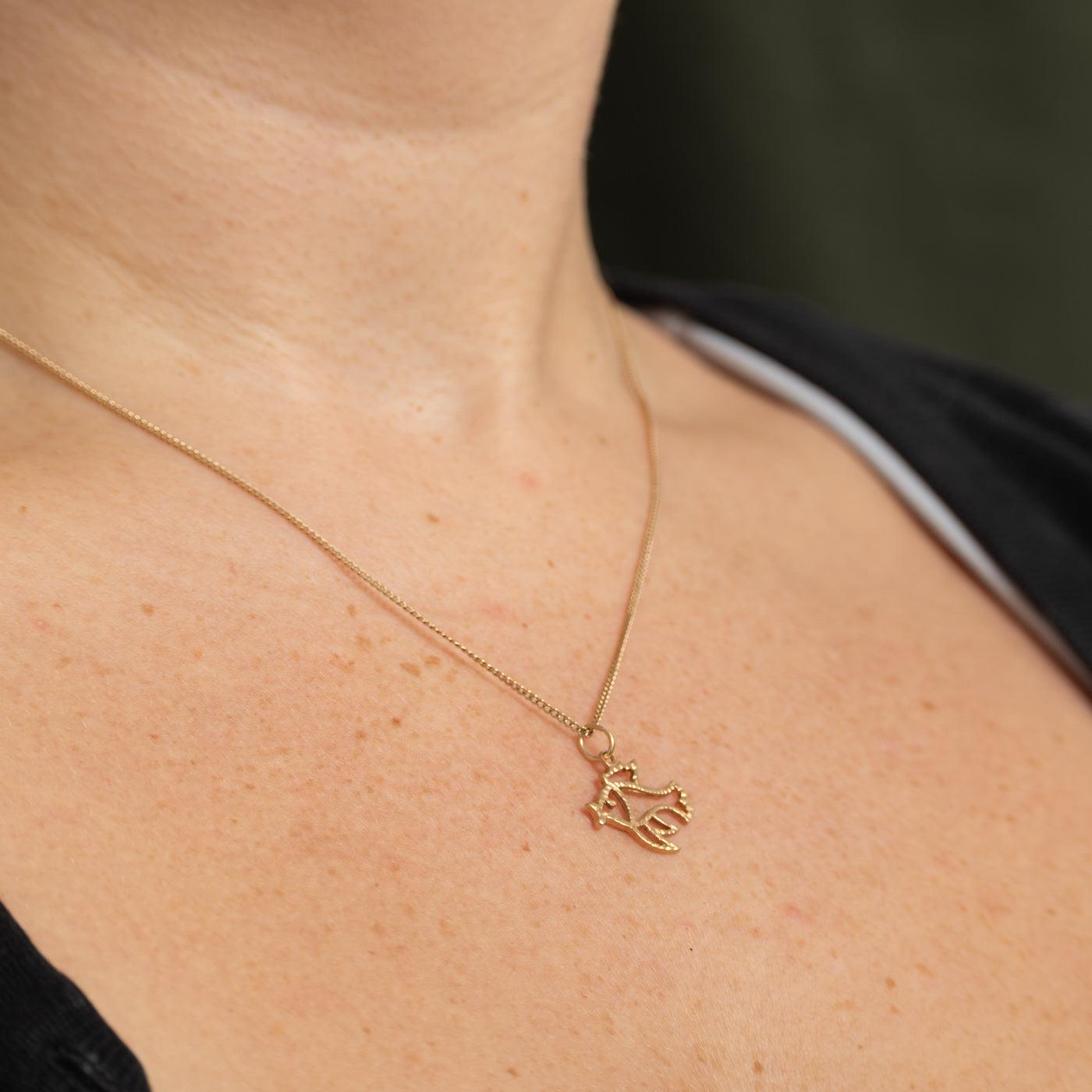 10k Yellow Gold Fish Charm