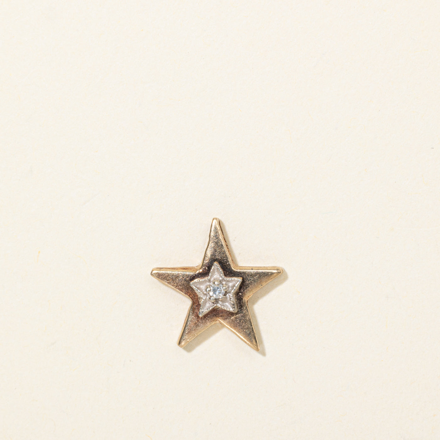 10K Diamond Star Pendant