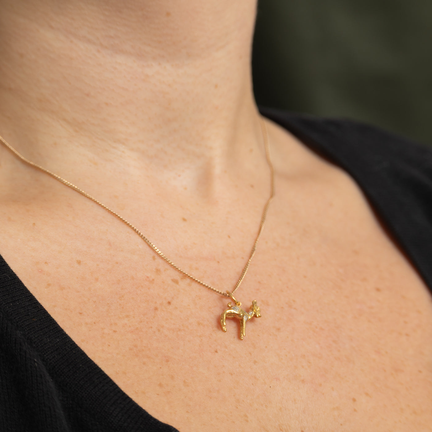 アクセサリー bambi 10k Yellow Gold Bambi Charm