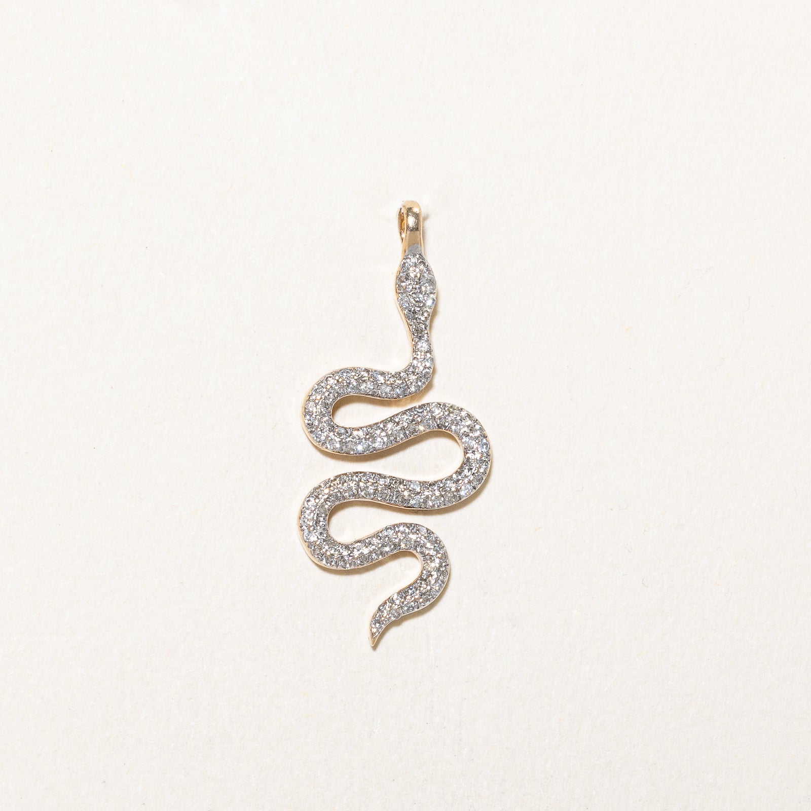 Diamond Snake Pendant | 0.12ctw