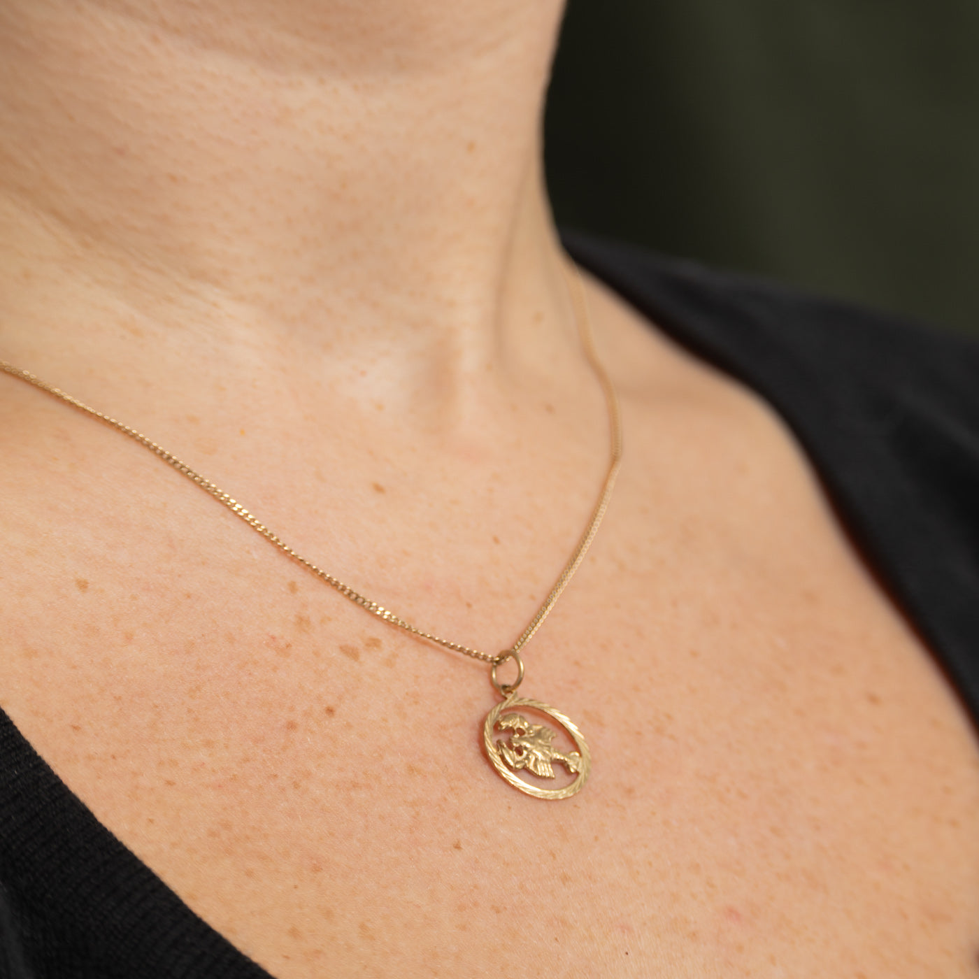 10k Yellow Gold Cancer Zodiac Charm