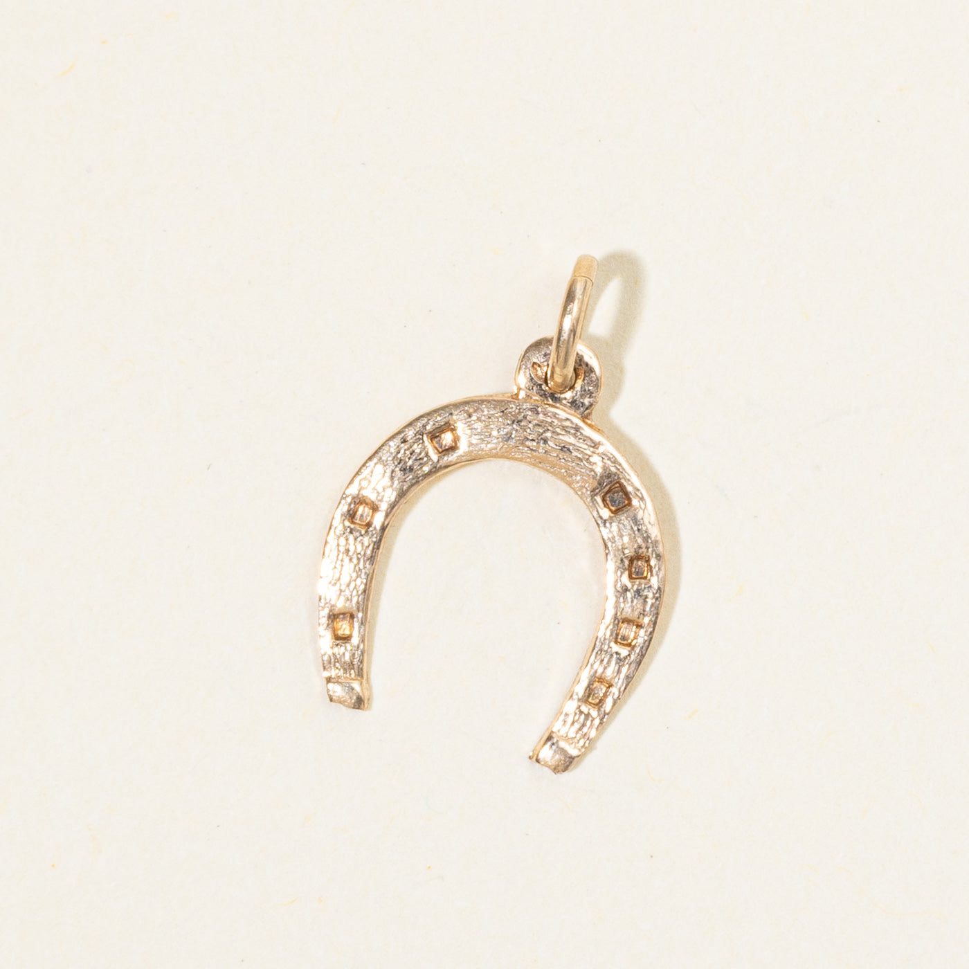 1983 Dublin 9k Yellow Gold Horseshoe Charm