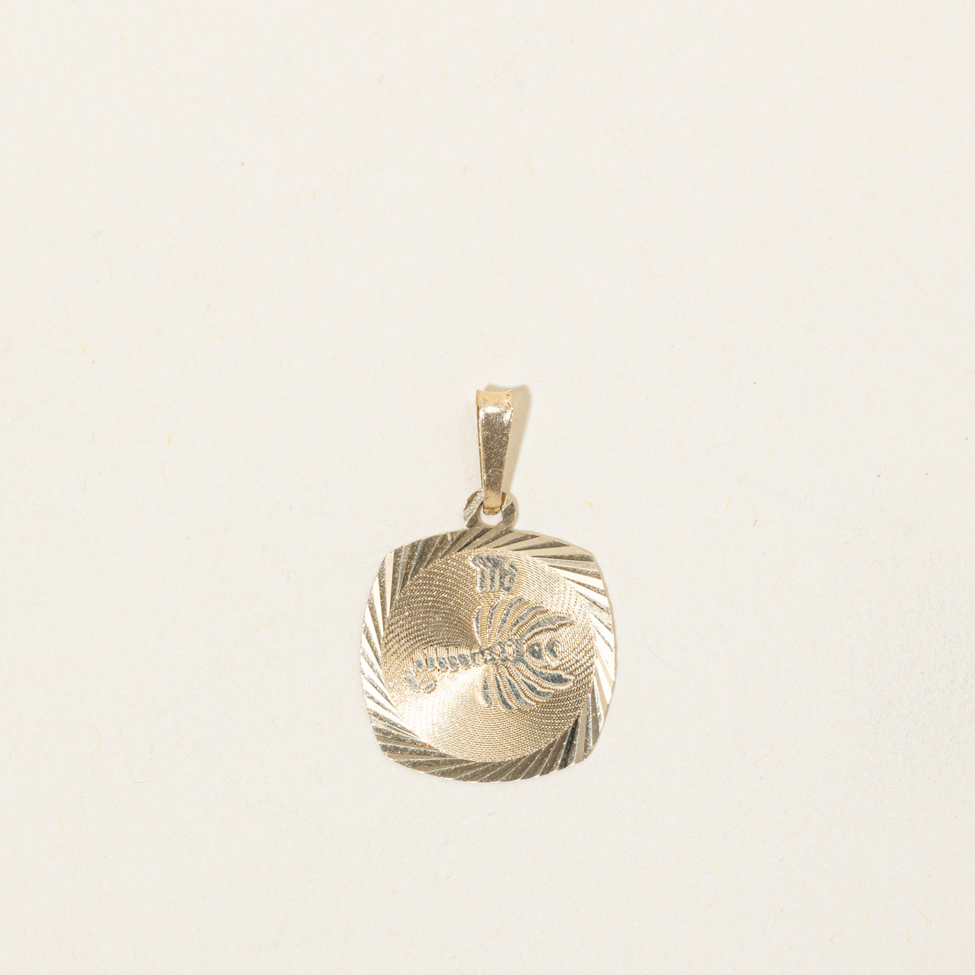 10k Yellow Gold Scorpio Zodiac Pendant
