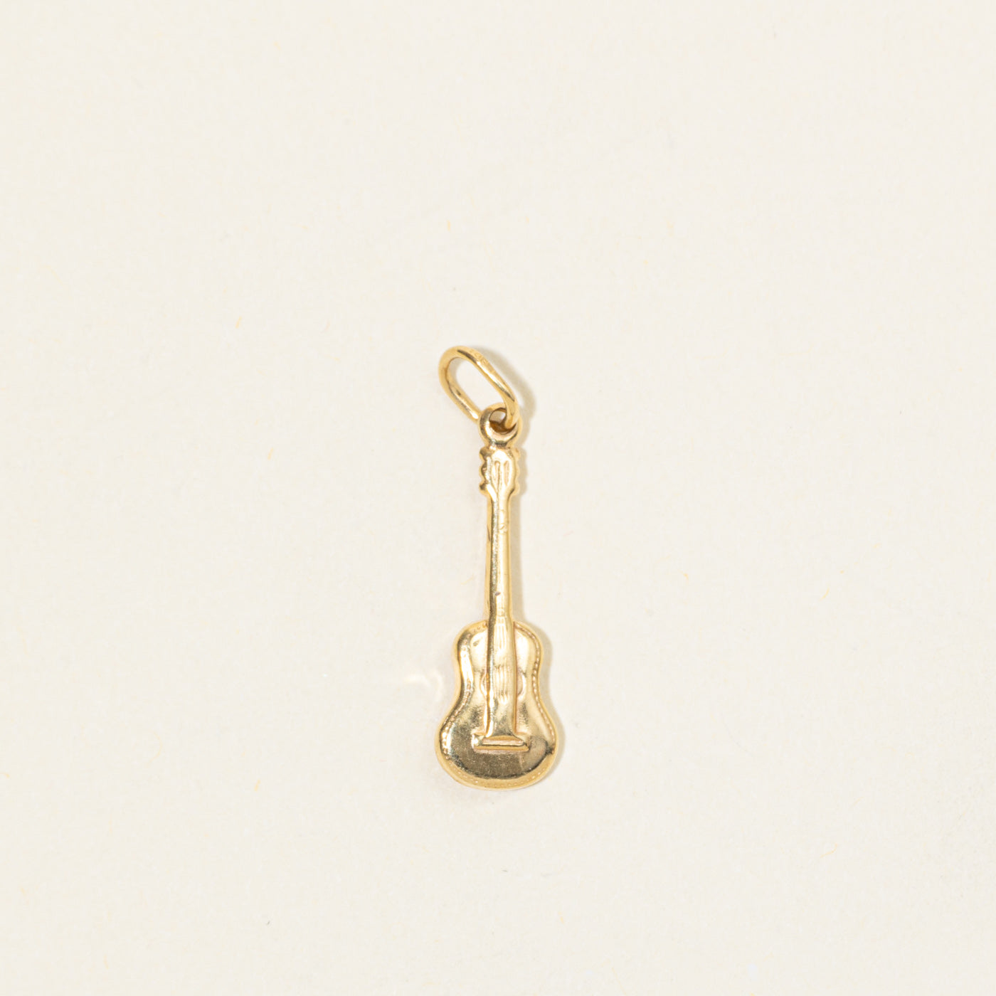 10k Yellow Gold Guitar Charm
