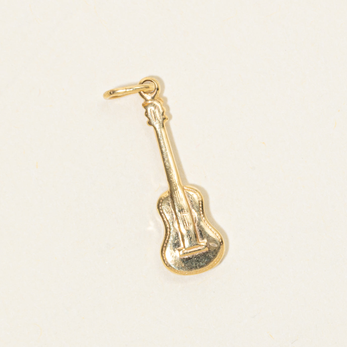 10k Yellow Gold Guitar Charm