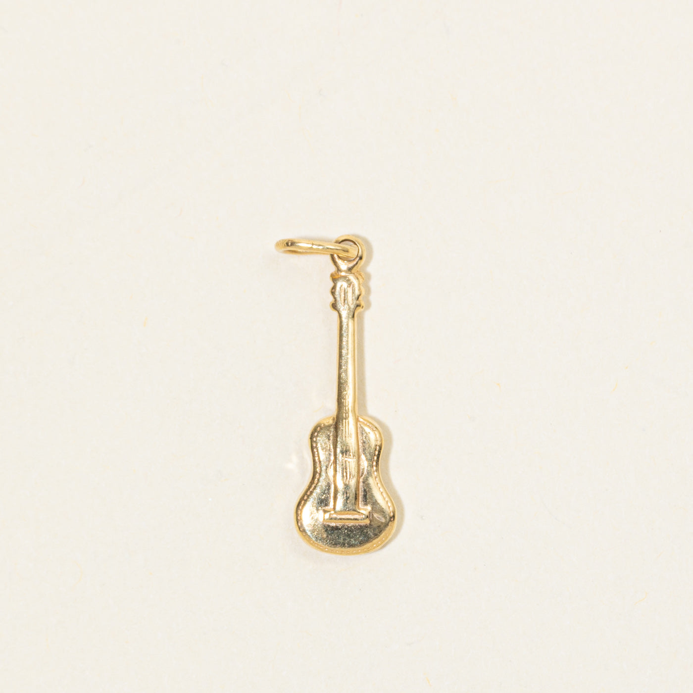 10k Yellow Gold Guitar Charm