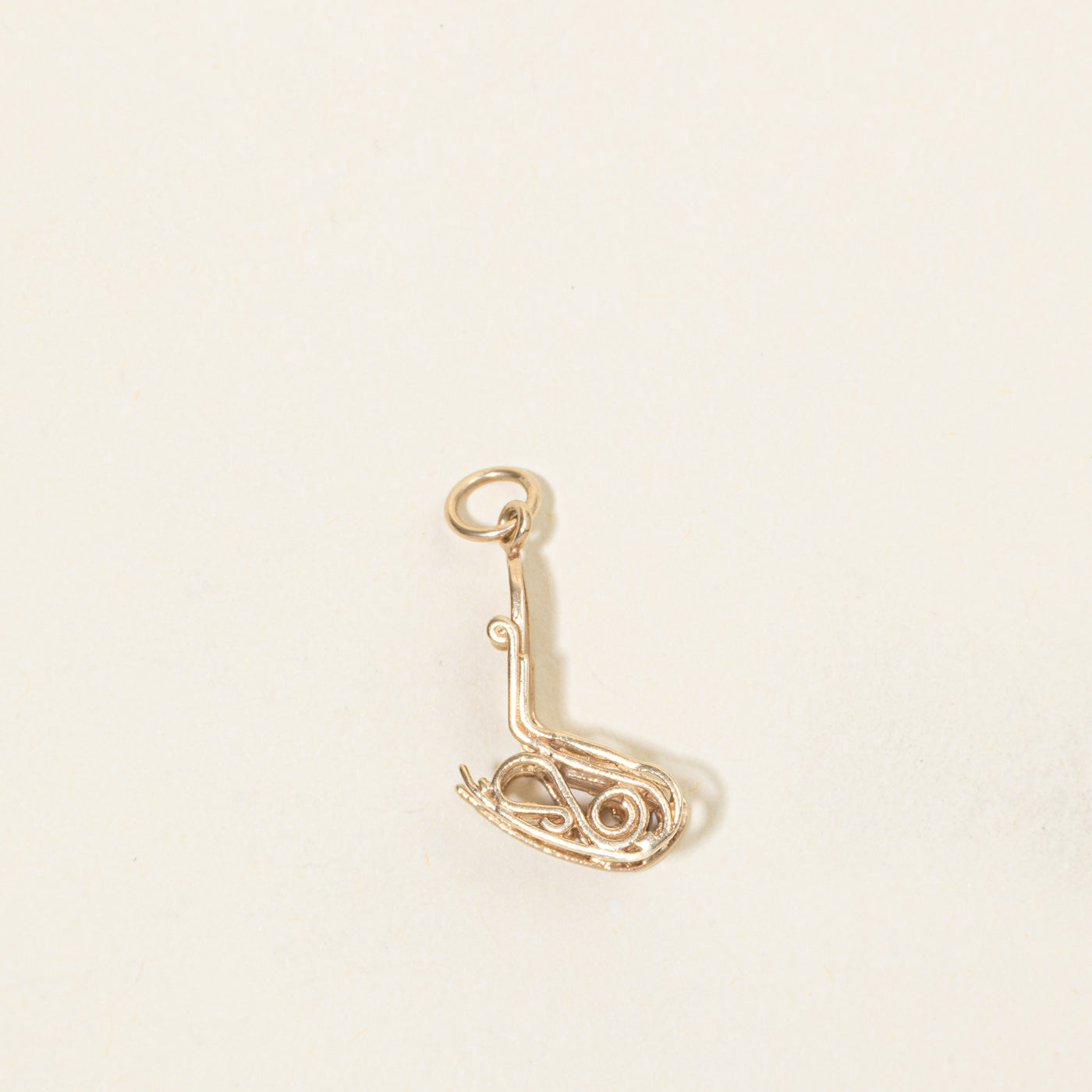 10k Yellow Gold Rocking Chair Charm