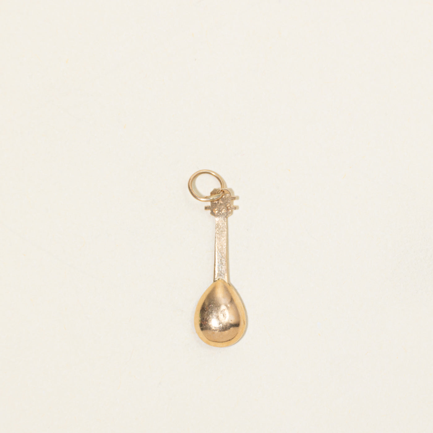 14k Yellow Gold Vintage Mandolin Charm