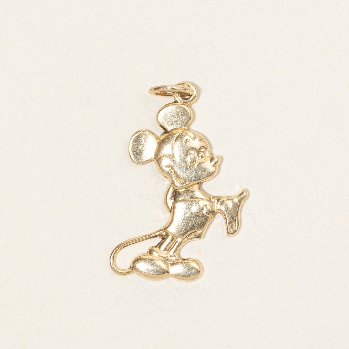 'Disney' 14k Yellow Gold Mickey Mouse Charm