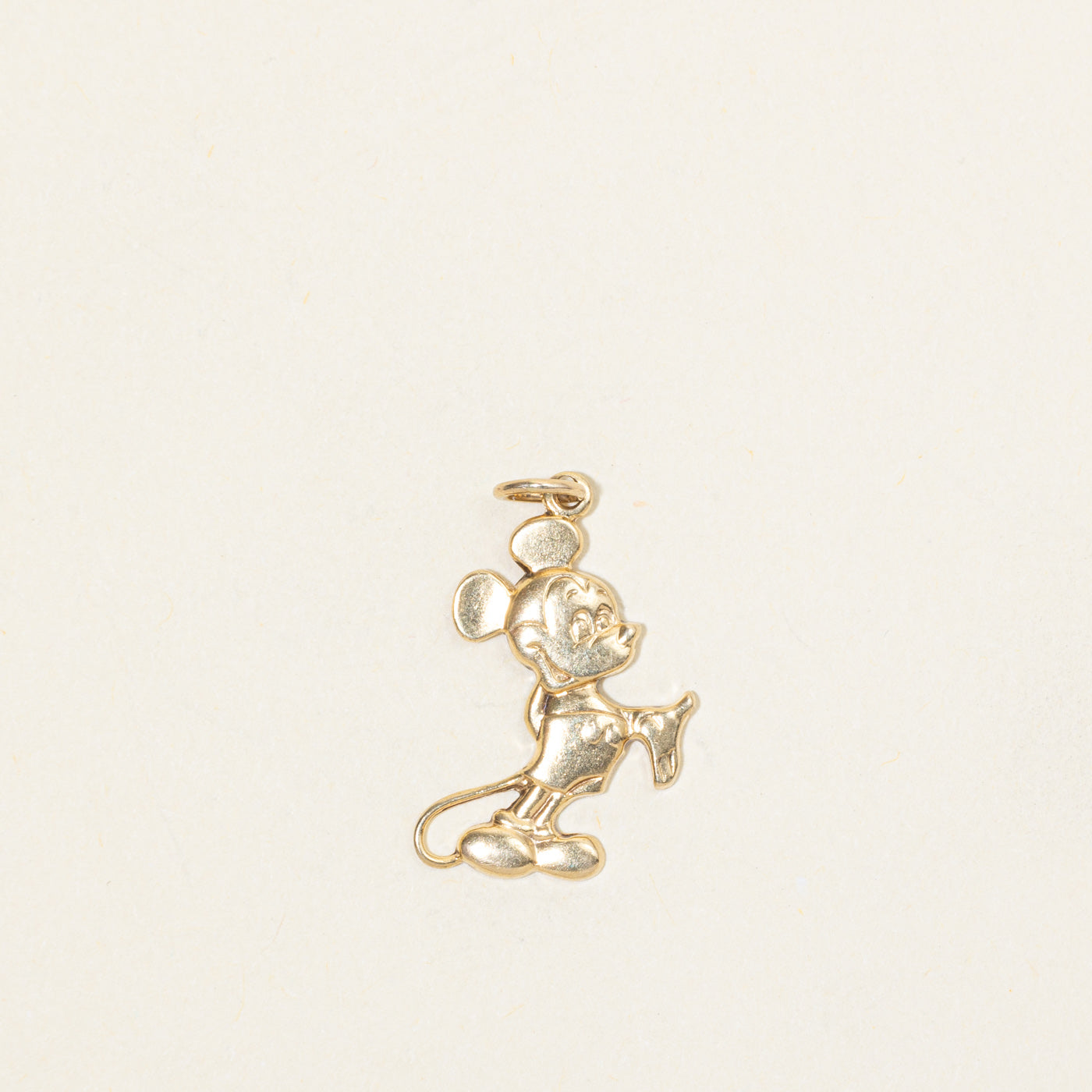 'Disney' 14k Yellow Gold Mickey Mouse Charm