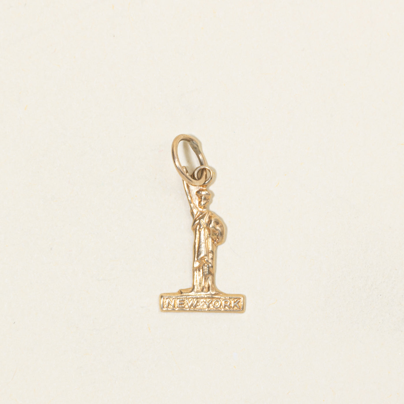 14k Yellow Gold Statue of Liberty Charm