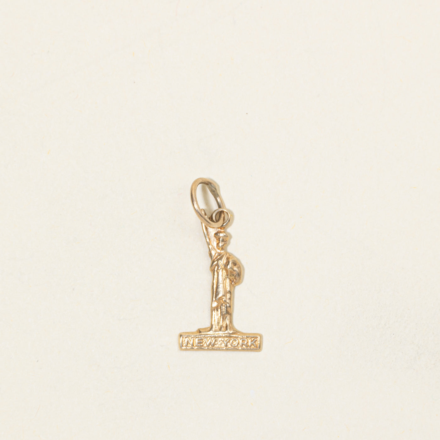 14k Yellow Gold Statue of Liberty Charm