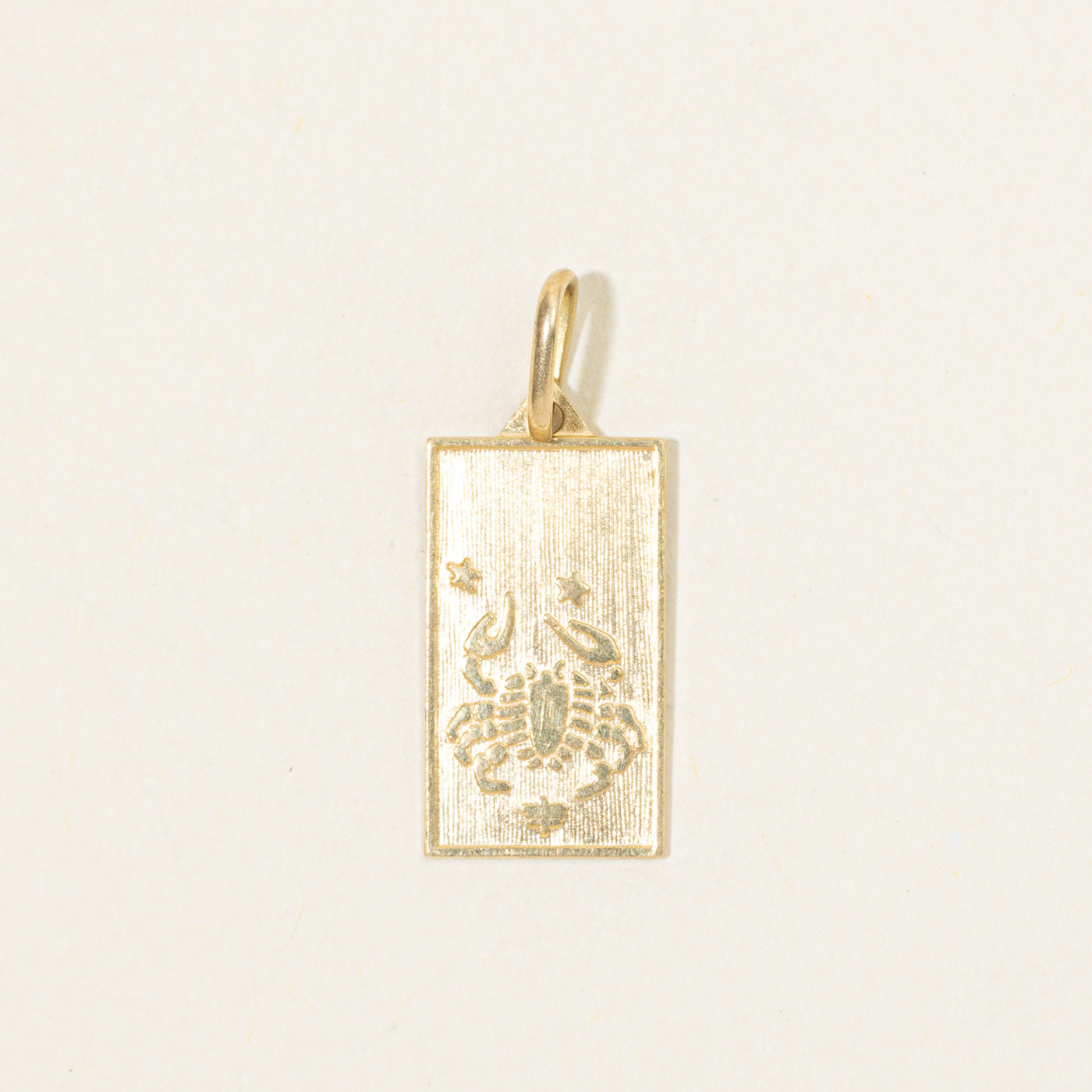 18k Yellow Gold Cancer Zodiac Charm