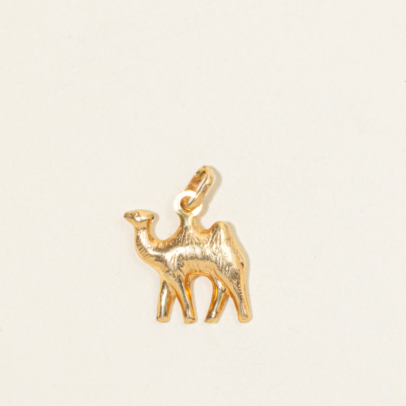 18k Yellow Gold Camel Charm