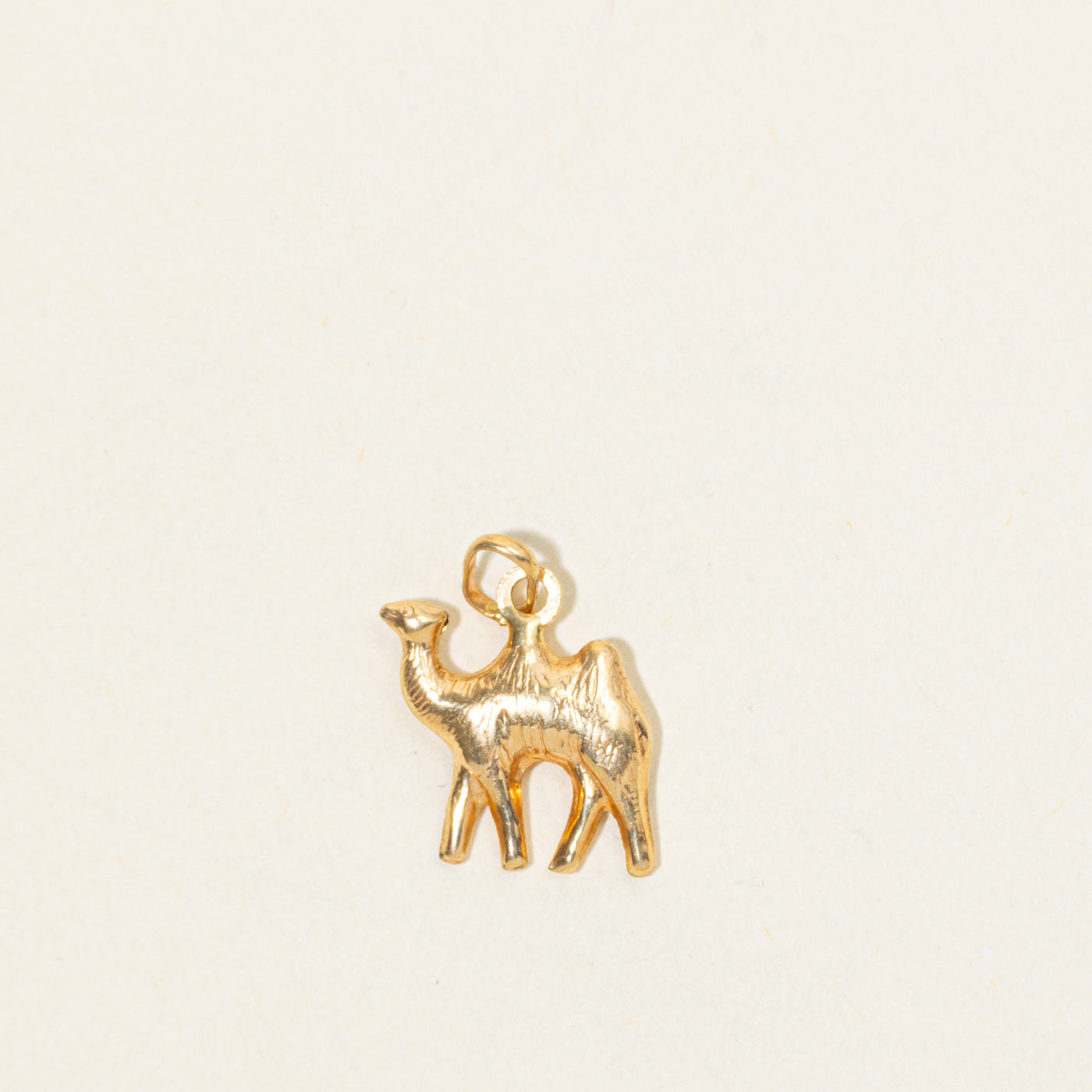 18k Yellow Gold Camel Charm
