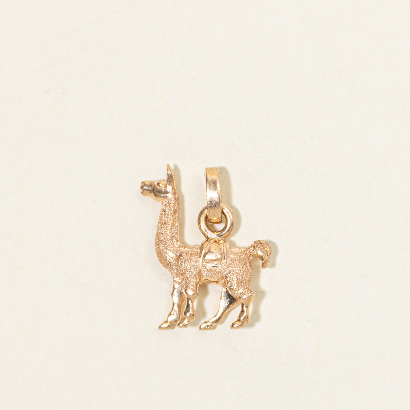 18k Yellow Gold Llama Charm