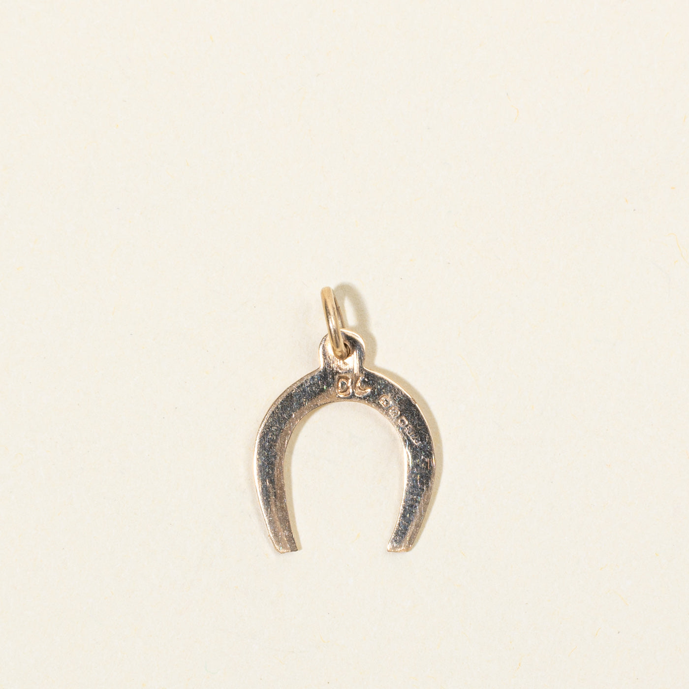 1983 Dublin 9k Yellow Gold Horseshoe Charm
