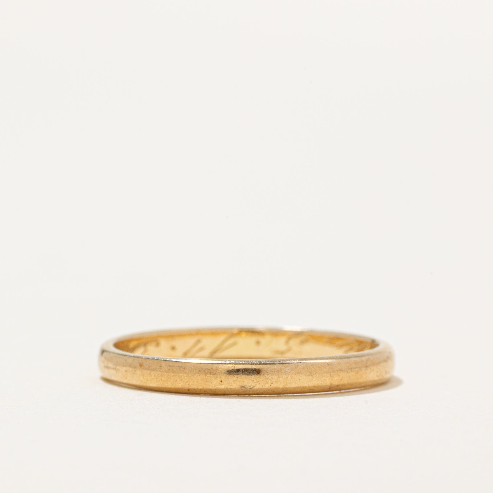14k Yellow Gold Thin Band | 2.20mm | SZ 6