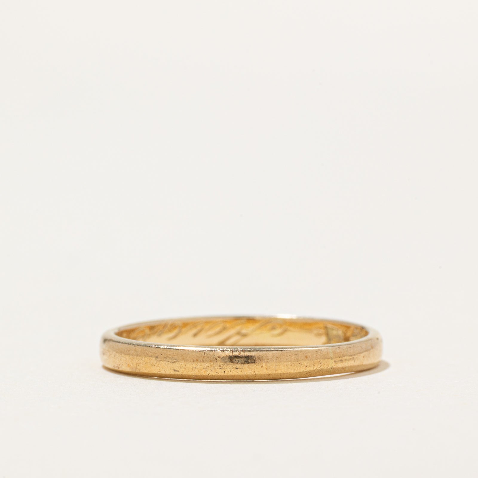 14k Yellow Gold Thin Band | 2.20mm | SZ 6