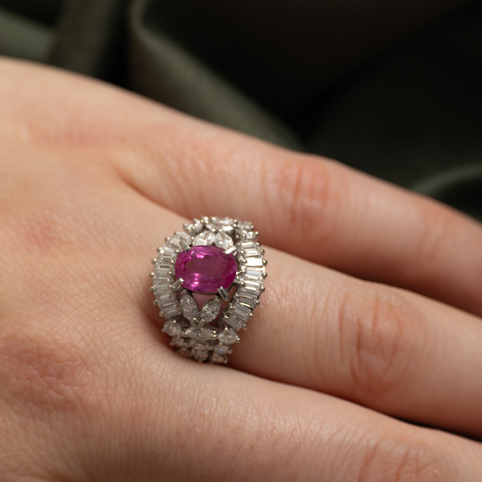 Ruby & Diamond Dome Ring | 1.95ct | 1.06ctw | SZ 6.25