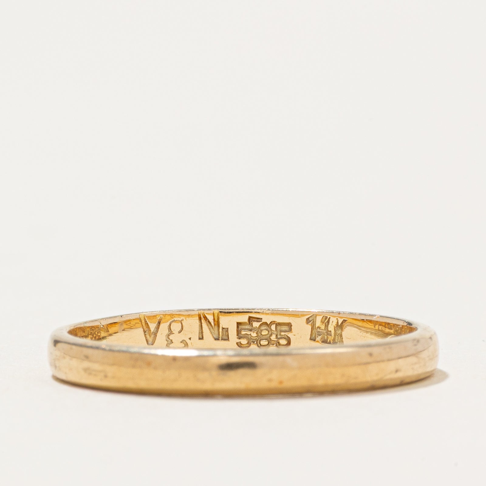14k Yellow Gold Thin Band | 2.20mm | SZ 6