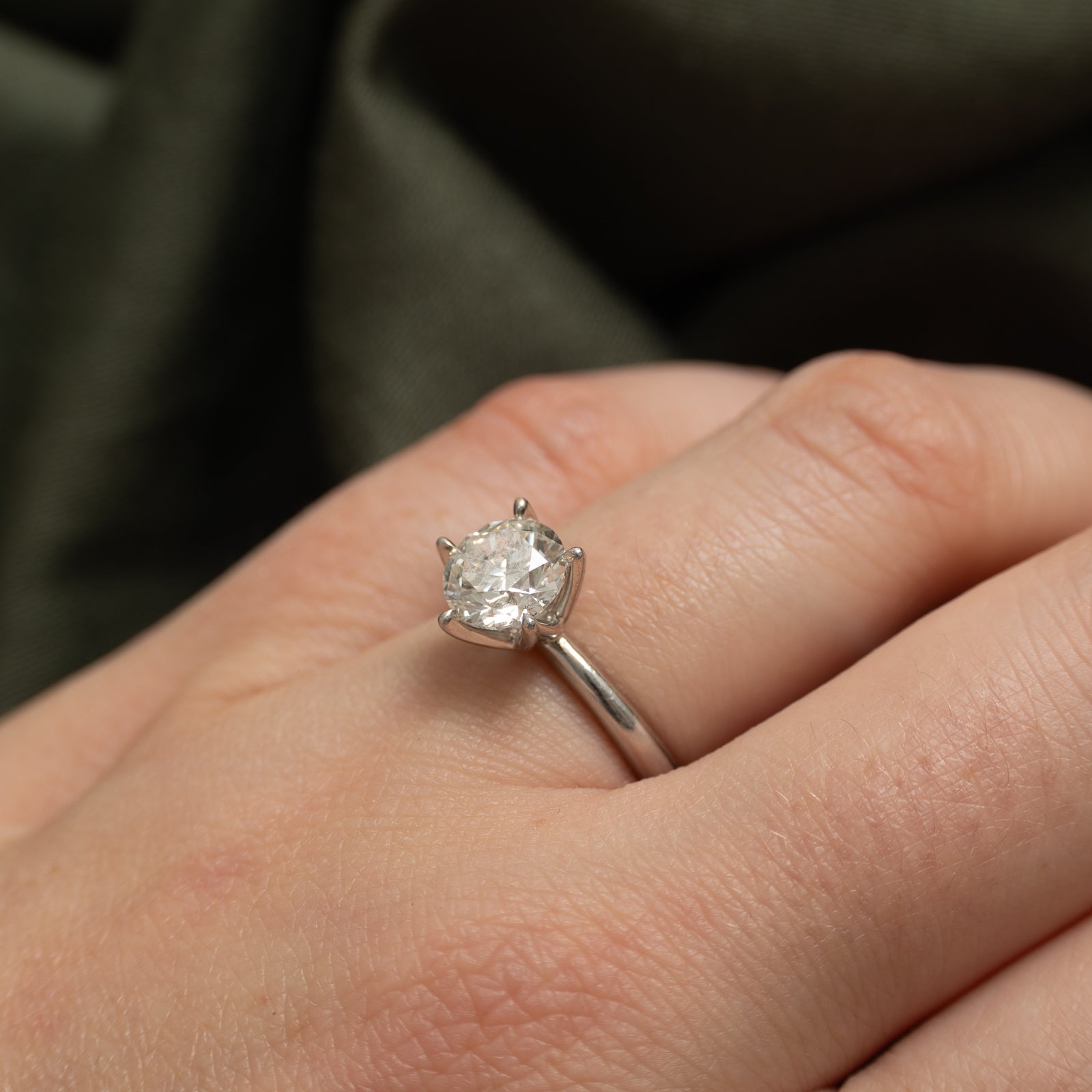 'Birks' 1.52ct GIA-graded Natural Diamond Solitaire Ring | GIA 1.52ct VVS1 H VG/Ex/Ex Cut | SZ 4.5