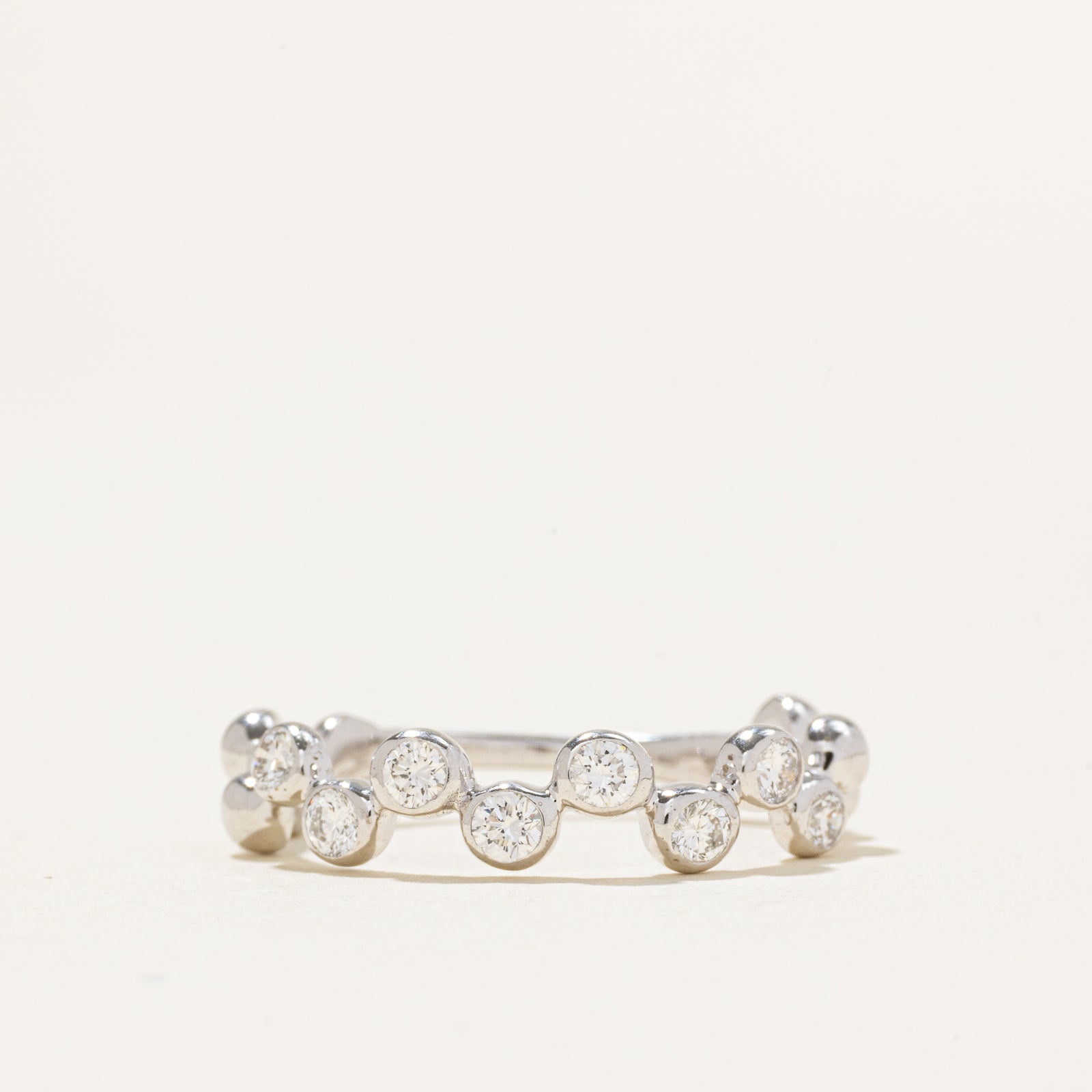 Scattered Semi Eternity Diamond Ring | 0.50ctw | SZ 8.25