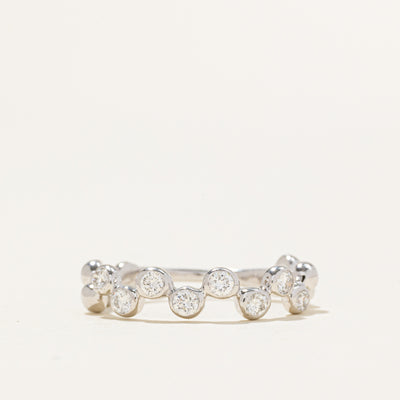 Scattered Semi Eternity Diamond Ring | 0.50ctw | SZ 8.25