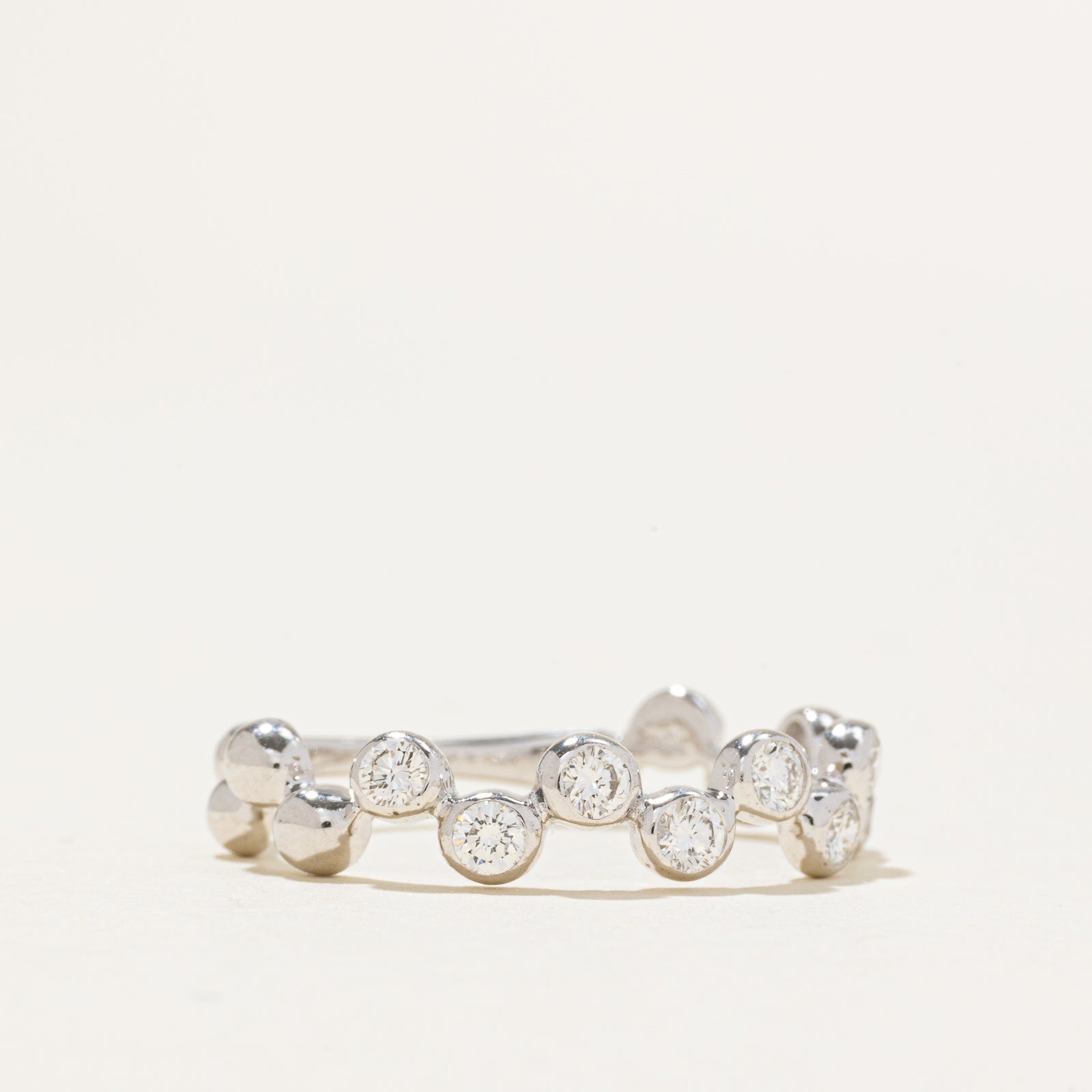 Scattered Semi Eternity Diamond Ring | 0.50ctw | SZ 8.25