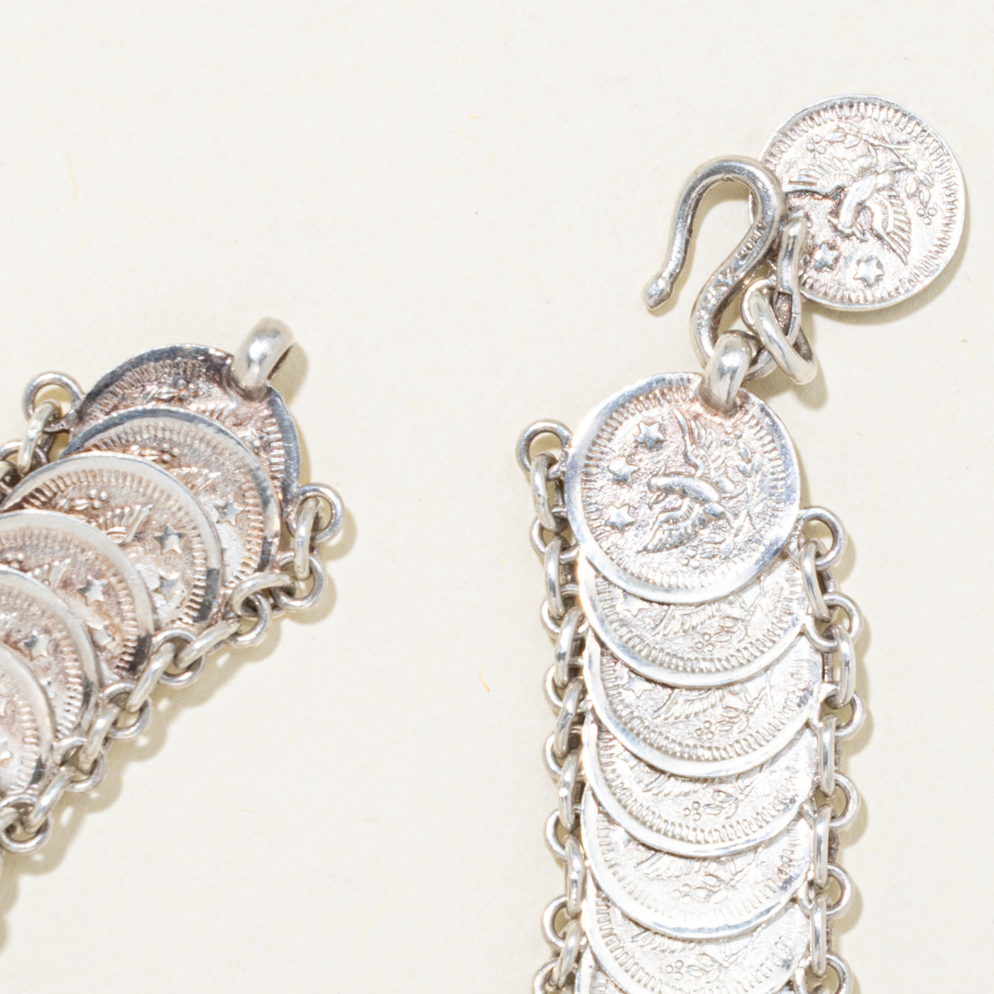 Silver Eagle Coin Chain Bracelet | 8"