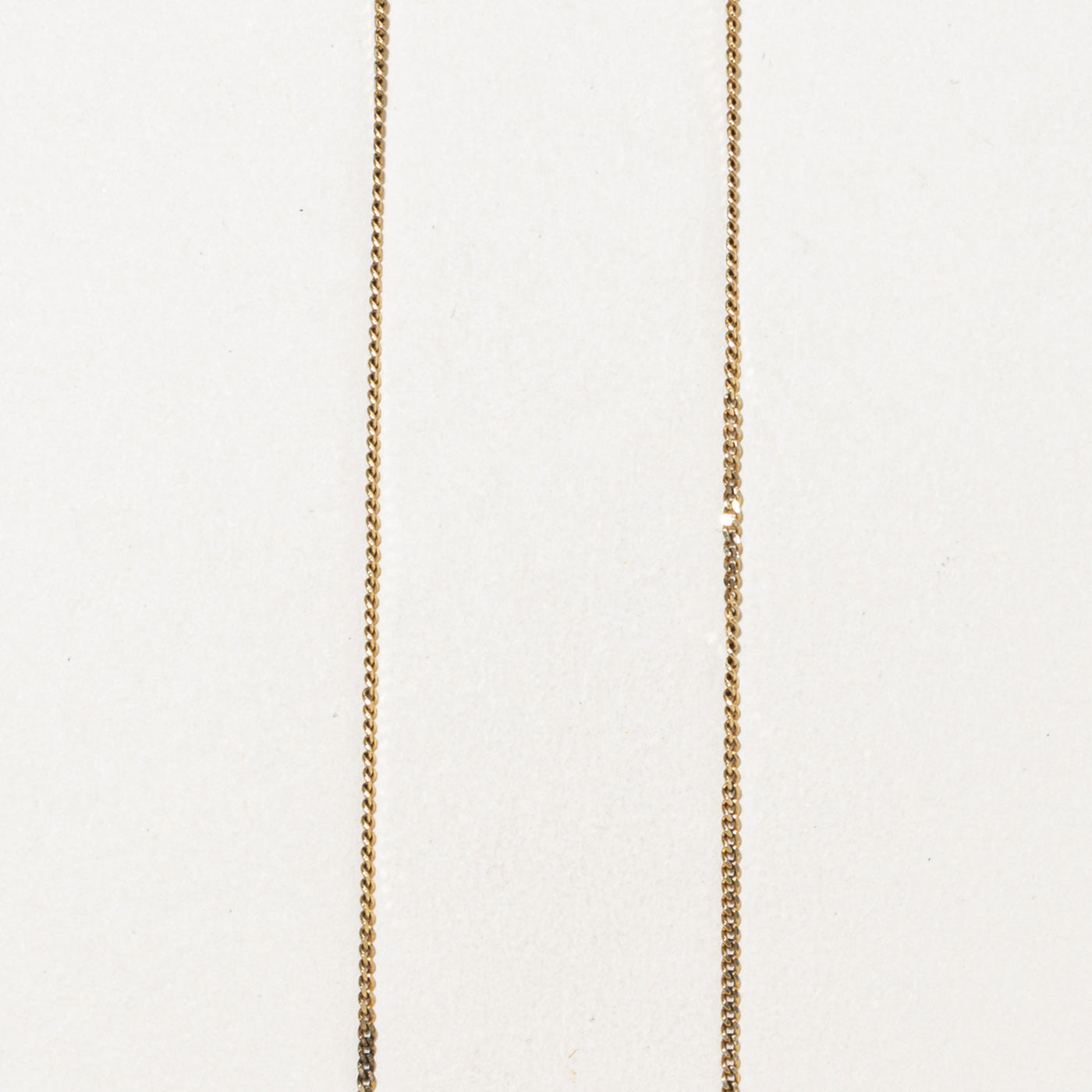 10k Yellow Gold Curb Link Chain | 18.5"