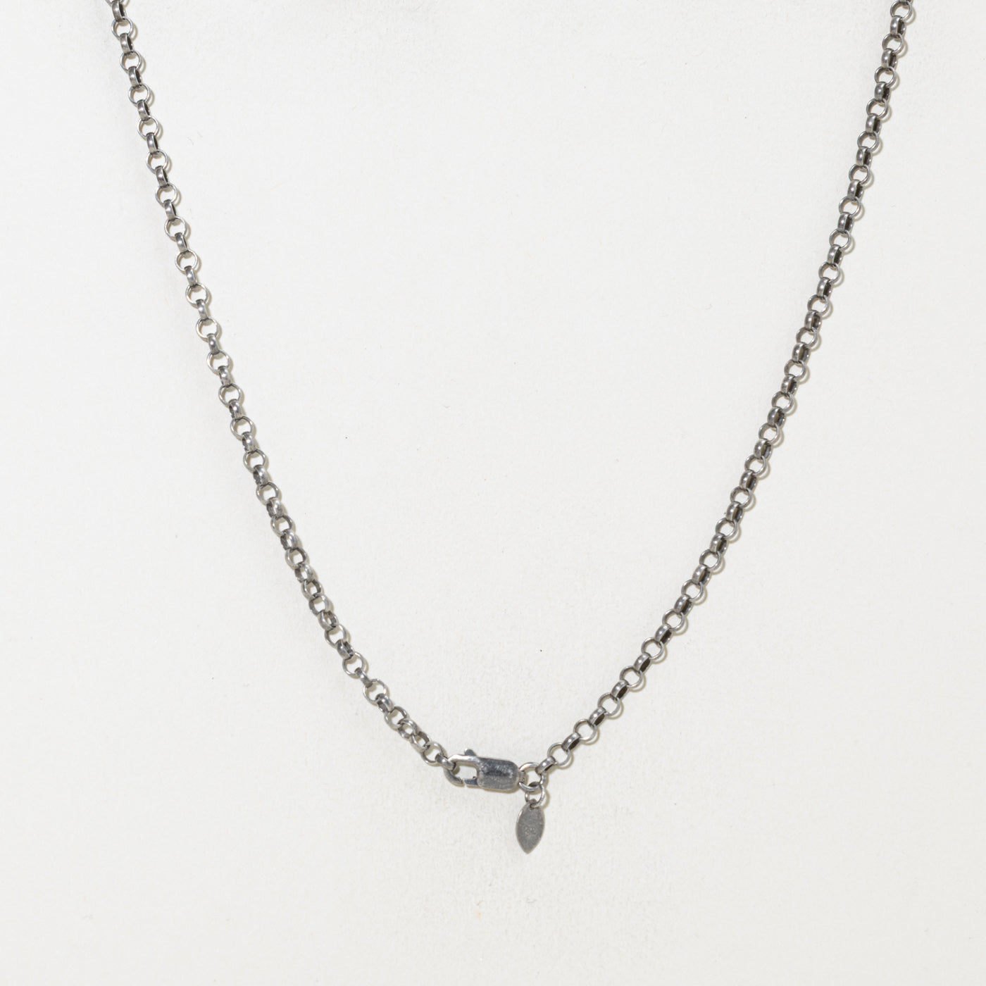 Sterling Silver Blue Topaz Pisces Pendant Necklace | 0.25ctw | 22.5"