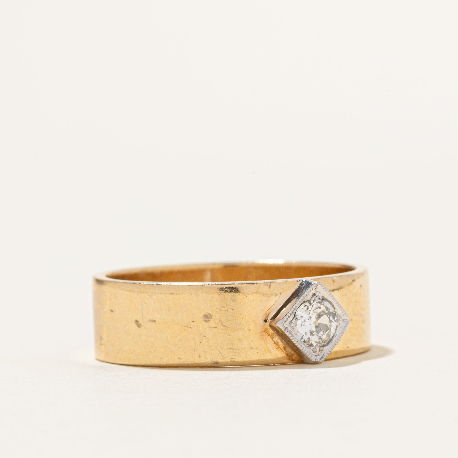 Old European Cut Diamond Band | 0.22ctw | SZ 11.25