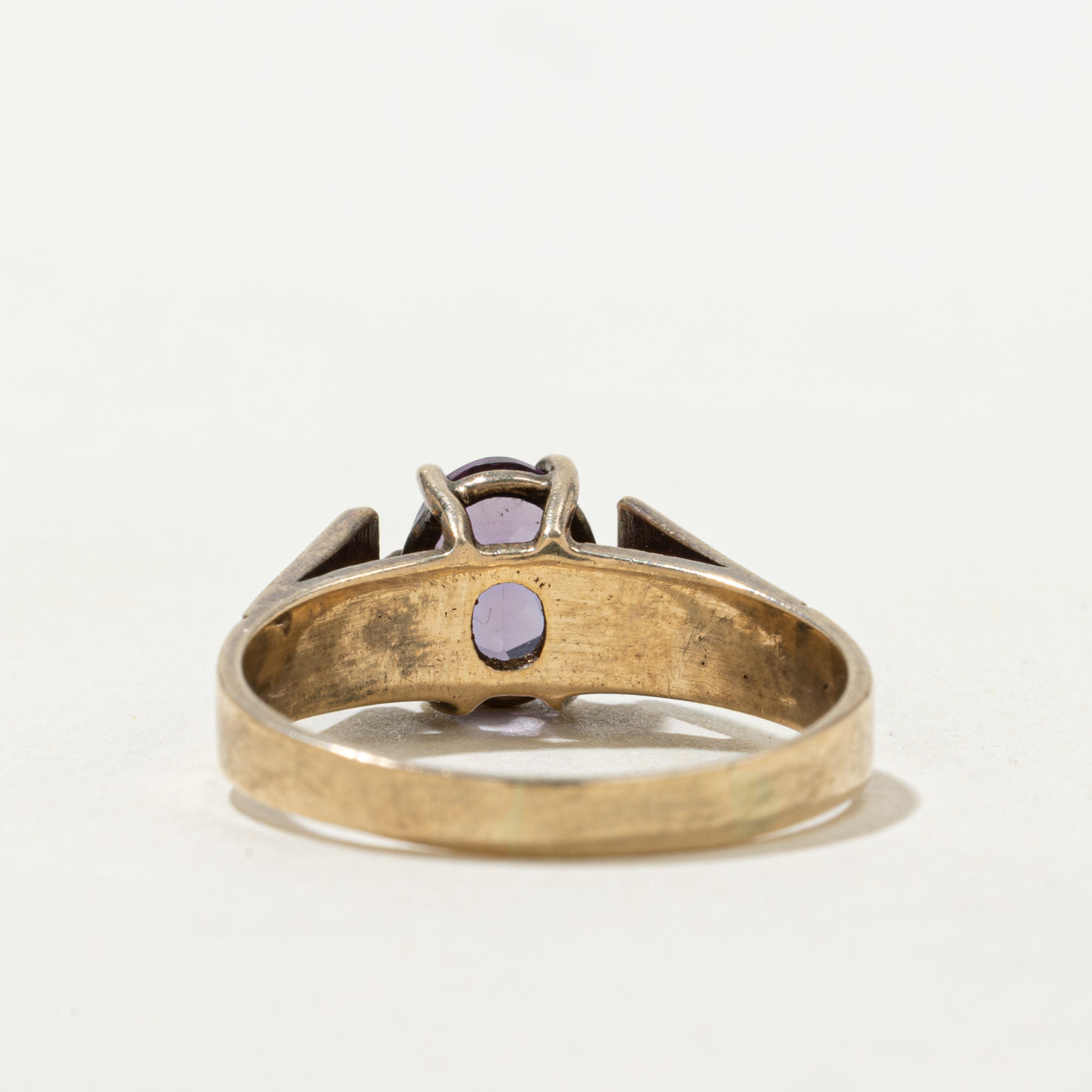 Synthetic Sapphire Textured Ring | 1.10ct | SZ 8.0 |