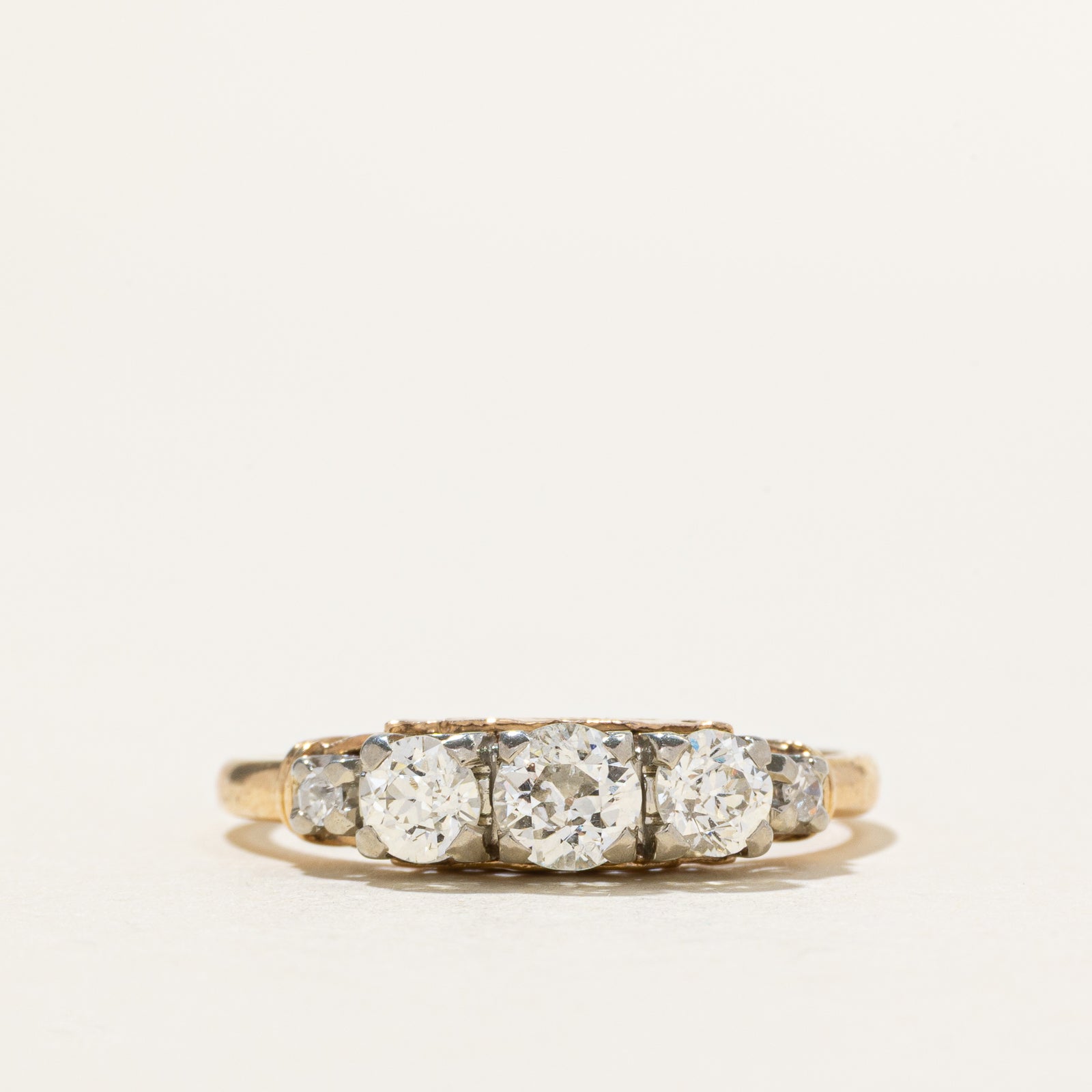 Five Stone Old Cut Diamond Ring | 0.78ctw | SZ 9